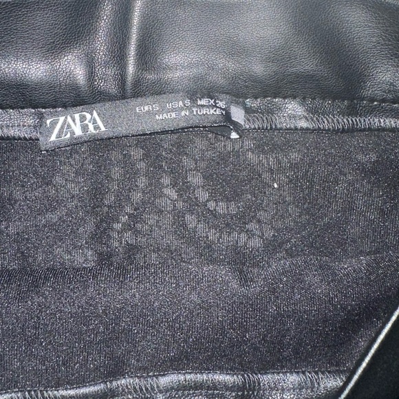 ZARA Lace Mini Skirt Side Ruching Asymmetric Hem Bloggers Favorite - Picture 6 of 6